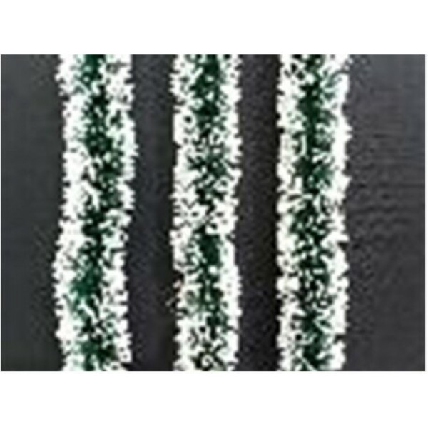 Гирлянда Норка-зеленая с белыми кончиками 50мм*2м