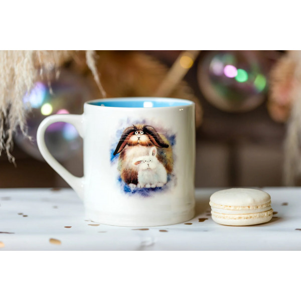 Кружка "Пушистики" 0,45 л. фарфор