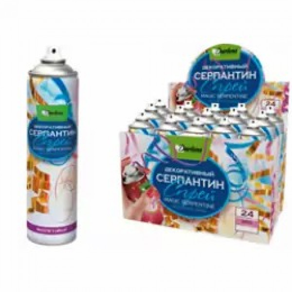 Снег- серпантин, Darlens 250мл. цветной 4цвета. ассорти