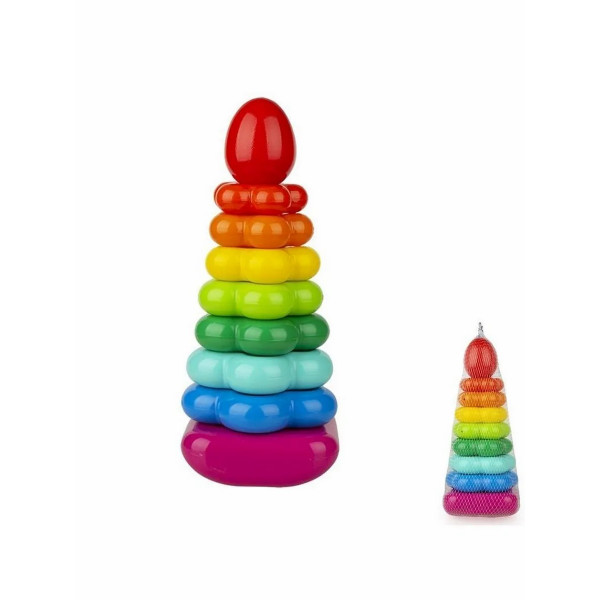 Пирамида "Цветочек-качалка" 29см