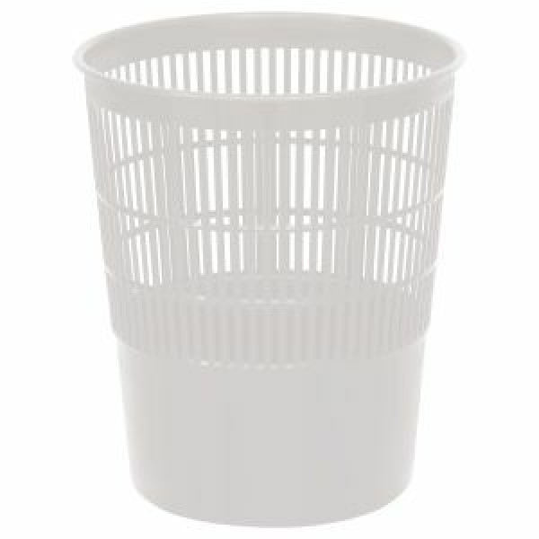 Корзина для бумаг 14л сетч. белая