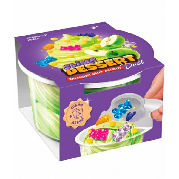 Игрушка Slime Dessert яблочный краш