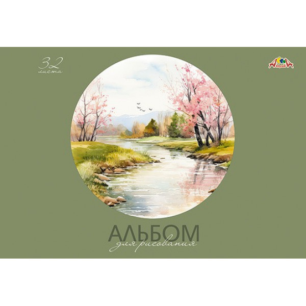 Альбом 32л "Весна" на гребне