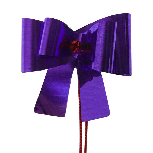 Бант затягивающийся, декоративный фиолетовый 5,5*4,5см.