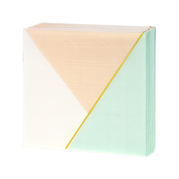 Салфетки 25*25 "Стильный праздник" 20 шт.