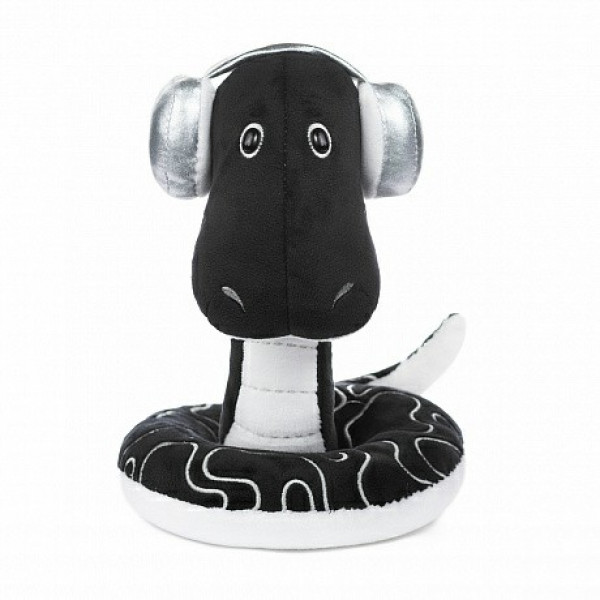 Мягкая игрушка Змейка Диджей Блэк 23см