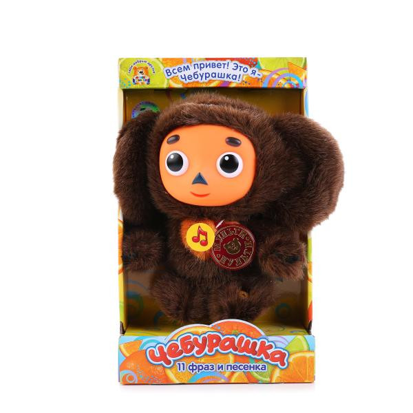 Мягкая игрушка интерактивная Чебурашка 17см озвуч.