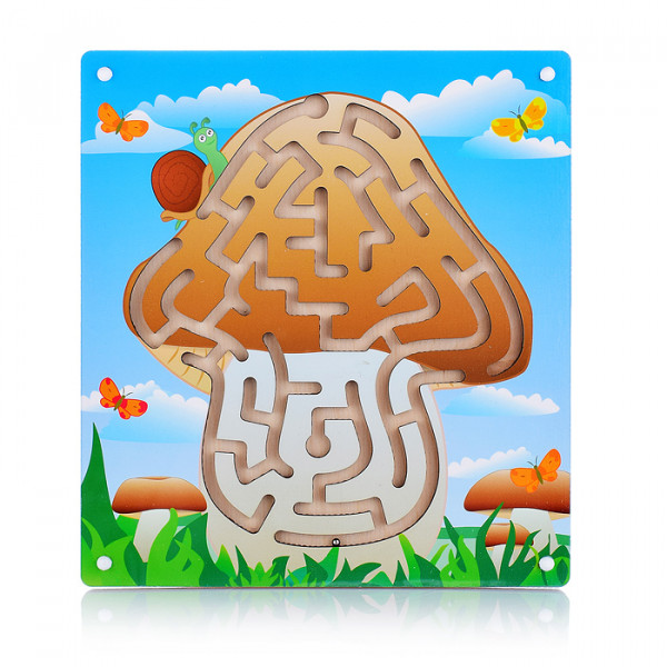 Лабиринт с шариком "Грибочек"