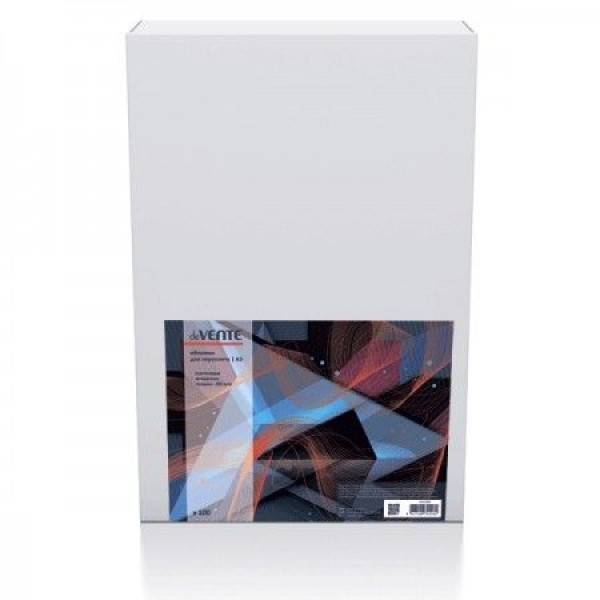 Обложка для переплета "DeVente" А4,200 мкм, прозрачная синяя, пластик 100л.