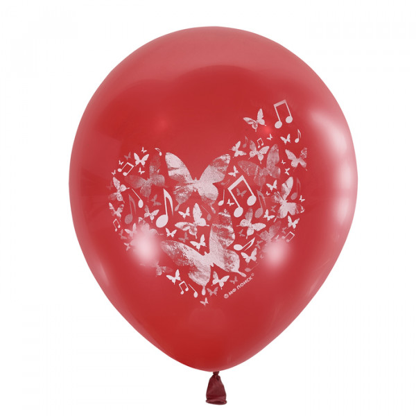 Шар 12" шелк рис. "Романтика.Вдвоем" /25 шт