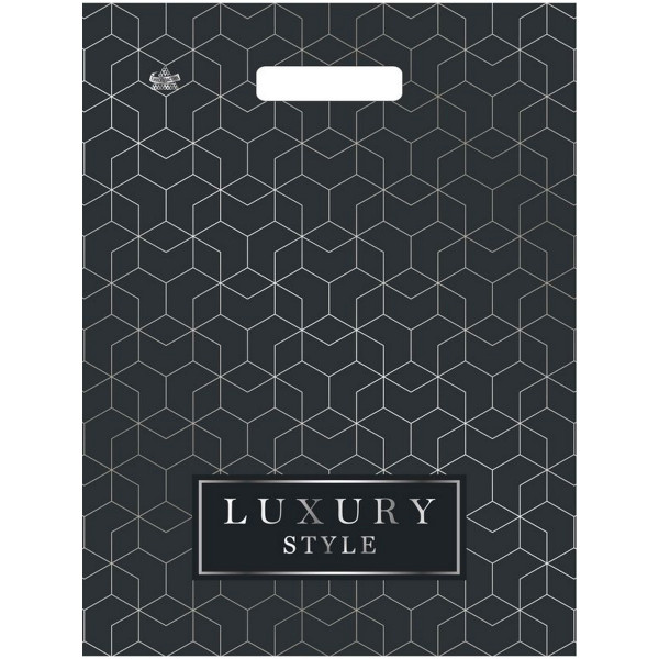 Пакет полиэт.вырубной Стиль лакшери 40*31/30мкм