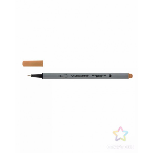 Ручка капилярная (линер) 0,4мм. 52 умбра жженая/umber burnt цв. коричневый