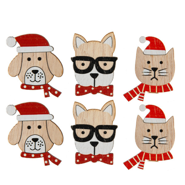 Прищепки Новогодняя коллекция Blumentag 3,5см 05