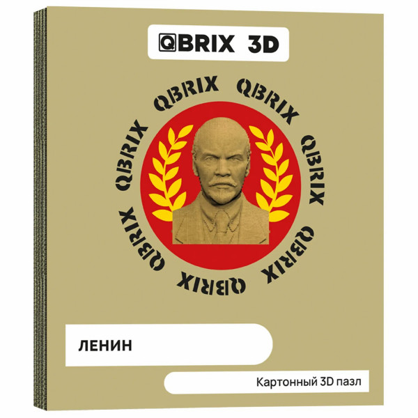 Картонный 3D конструктор Ленин