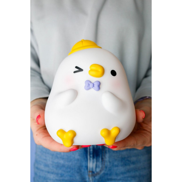 Копилка "Bow duck", white