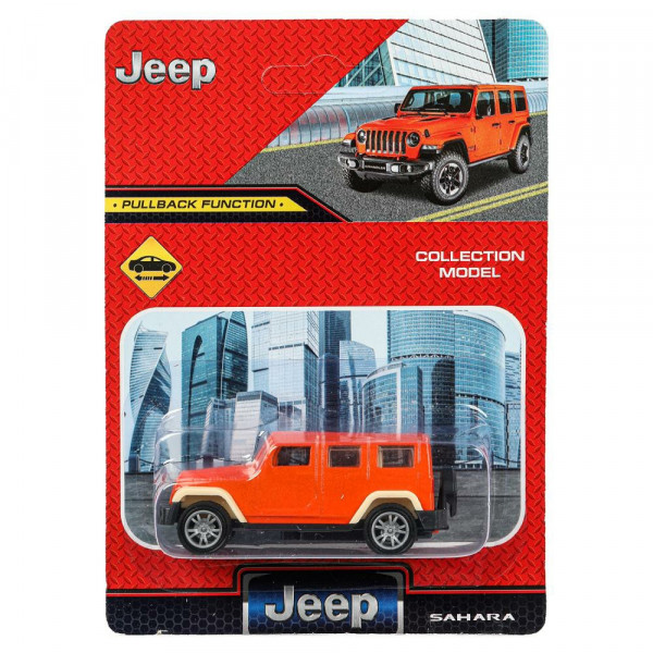 Машина мет. jeep Wrangler sahara. 7,5см инер