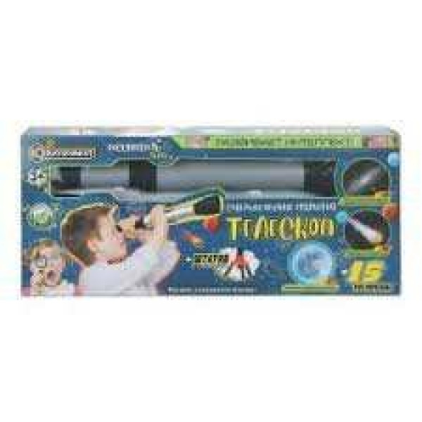 Игрушка опыты телескоп 37*20*7см  IQ Эксперимент