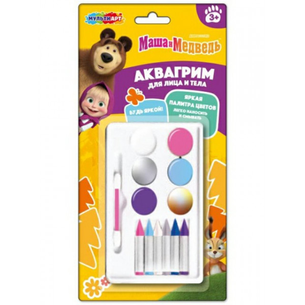 Аквагрим МИКС Маша и Медведь