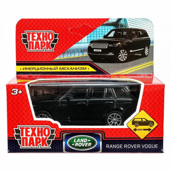 Машина плас. ин. Land Rover черный
