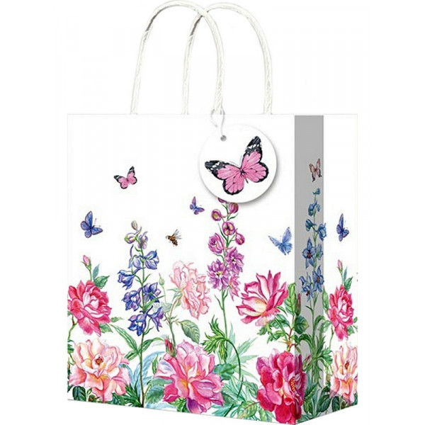 Пакет подарочный Optima с глянц. лам. 22*31*10 (МL) Нежные цветы