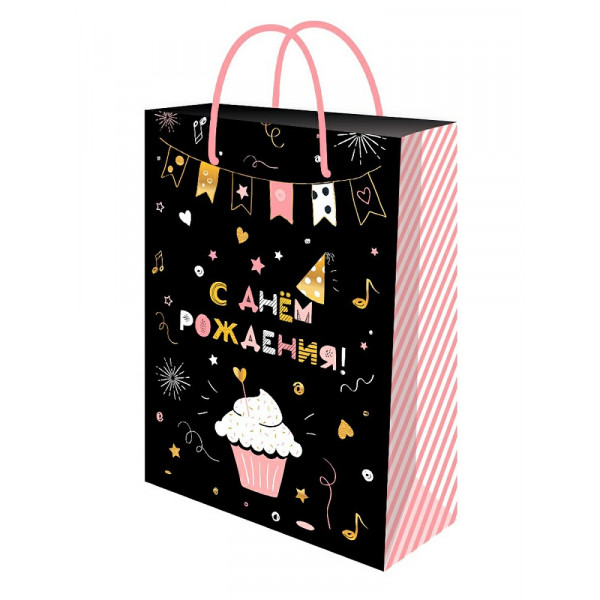 Пакет подарочный Optima с глянц. лам. 22*31*10 (МL) Кексик