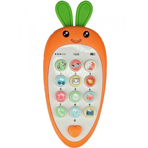 Музыкальный телефон с прорез. "Кролик"