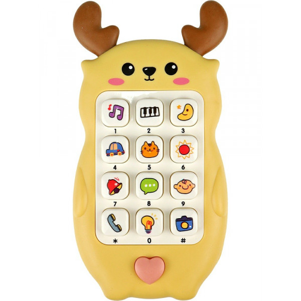 Музыкальный телефон с прорез. "Олень"