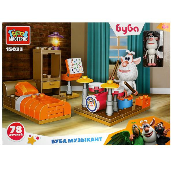 Конструктор БУБА музыкант, 78дет.