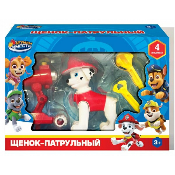 Фигурка щенок патрульный .3 вида в ассорт.