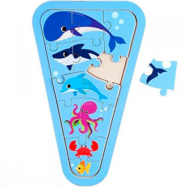 Пазлы на подложке. Море