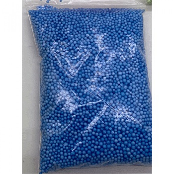 Заготовка для декорирования "deVENTE. Шар" из пенополистирола, d=5 мм, 10грамм, цвет голубой