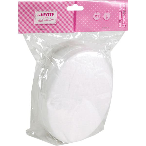 Заготовка для декорирования "deVENTE. Шкатулка ова" из пенополистирола, 150*114*73мм