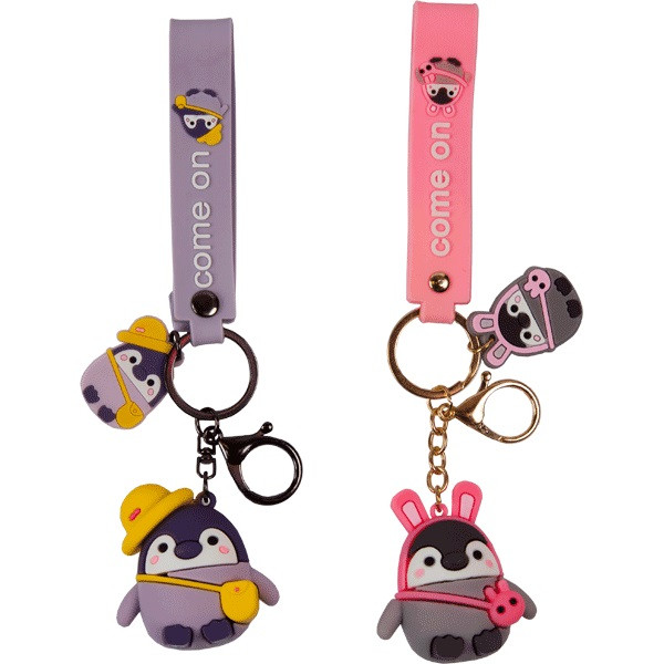 Брелок каучук.. DeVente Pinguin 5*5.5