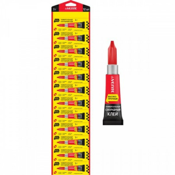 Клей секундный 3гр."DeVente. Super Strong glue"