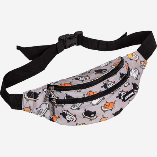 Сумка поясная "deVENTE.Limited Edition.Extreme Cats" подростк. 26x10x7см, плотная ткань twill, 1отд.