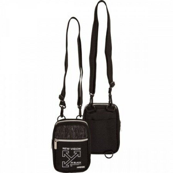 Сумка через плечо "deVENTE. New Vision" 13x18x5 см, текстиль, 1 отд. на молнии