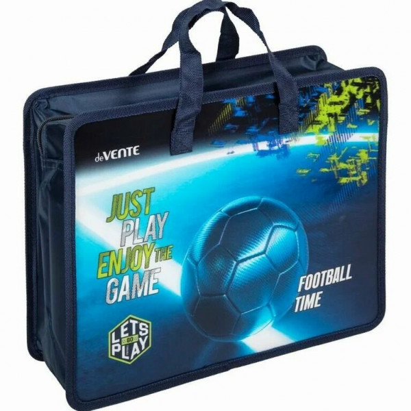 Папка для тетрадей, ИЗО и технологии "deVENTE. Football Time" A4 текстиль