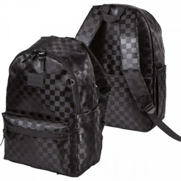 Рюкзак "deVENTE. TOTAL BLACK" подростк. 44x31x20 см (19 л) 650 г, текстиль, 1 отд. на молнии
