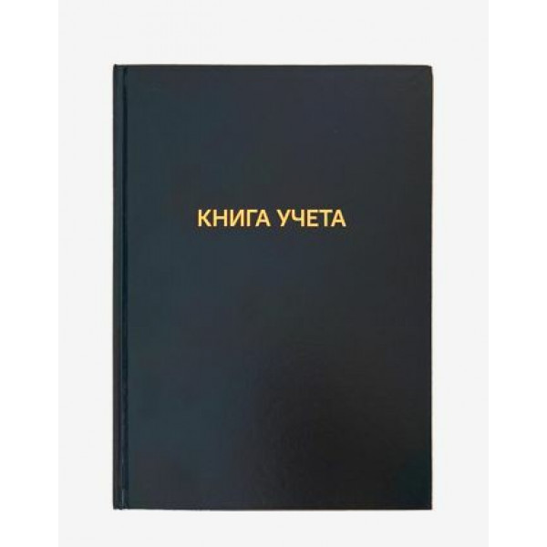 Книга учета "DeVente" А4 96л. кл офсет 60г/м2, 92% белизна, бумвинил, тиснение фольгой