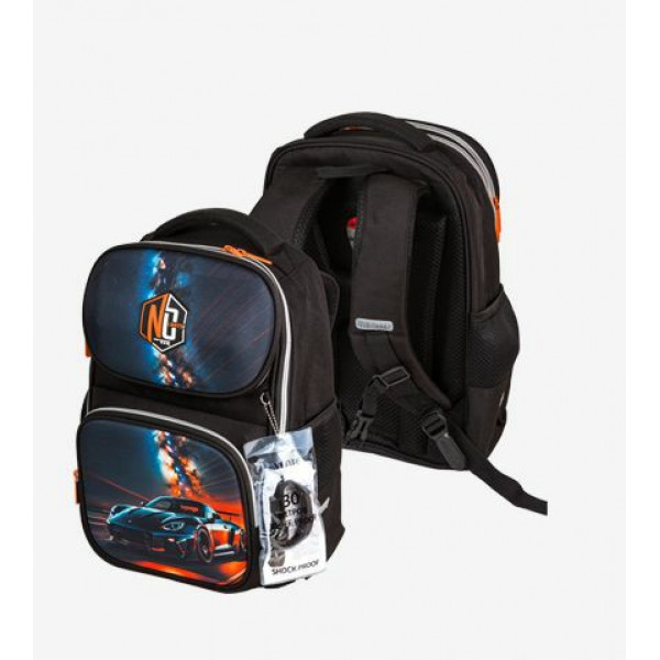 Ранец "deVENTE. Smart. No Limits" школьный жесткий 37x28x14 см (14 л) вес 800 г, 1 отд на замке