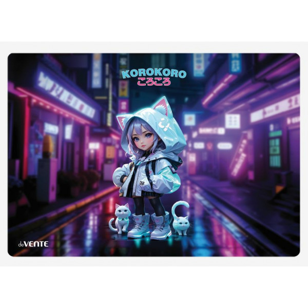 Покрытие настольное для лепки "deVENTE. Korokoro" 33*23 см, пластиковая с цветным рисунком