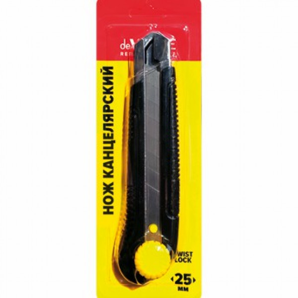 Нож канцелярский "deVENTE. REPAIR & CRAFT" 25 мм