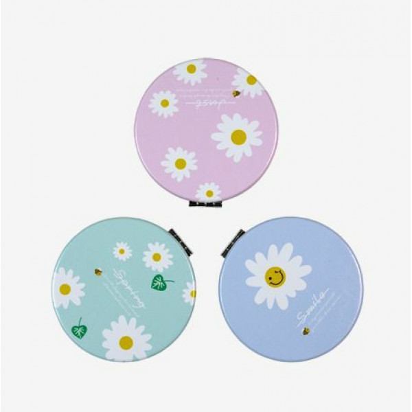 Зеркальце "DeVente. Spring" круглое распашное, ассорти