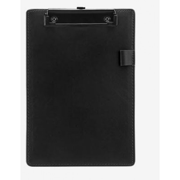 Клипборд "de VENTE" А4, картон 2,5 мм, иск.кожа, петля д/ручки, черный