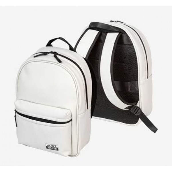 Рюкзак "deVENTE.JUST WHITE" 40x28x12 (14л) 700г подрост, искус.кожа, противоугонная система анти-вор