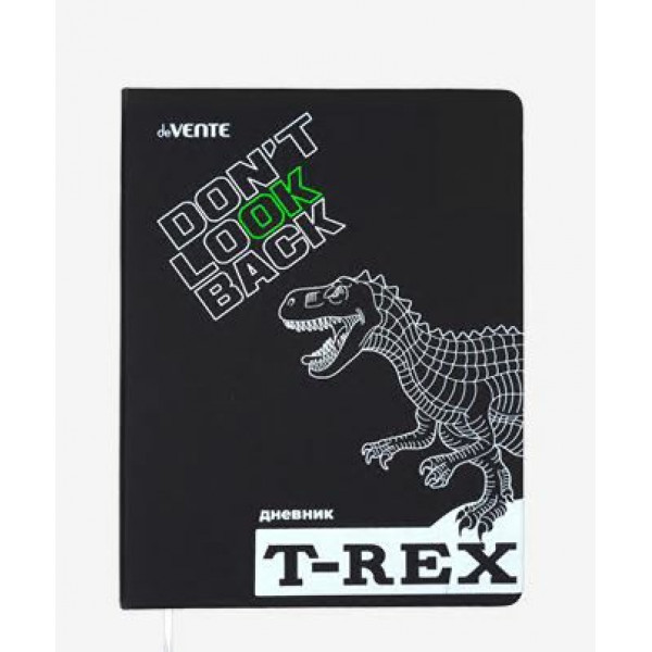 Дневник "deVENTE. T-Rex" универс, 48 л, тв. обл. искусс.кожа