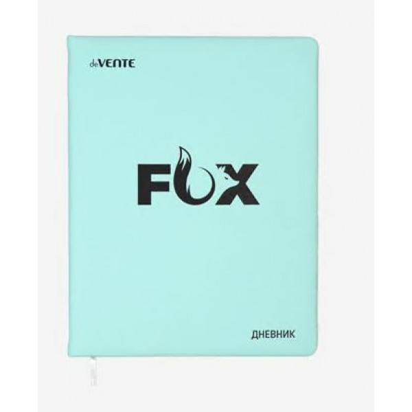 Дневник "DeVente. Happy. Fox" универс. 48л. тв. обл. искусс. кожа