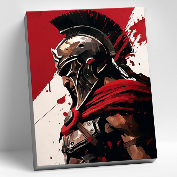 Картина по номерам 40*50 Римский Легионер (16цв)