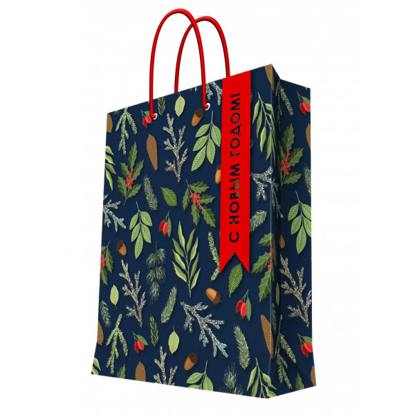 Бумажный пакет д/сувенир.прод.26см 140г/м2/26*32,4*12,7 см