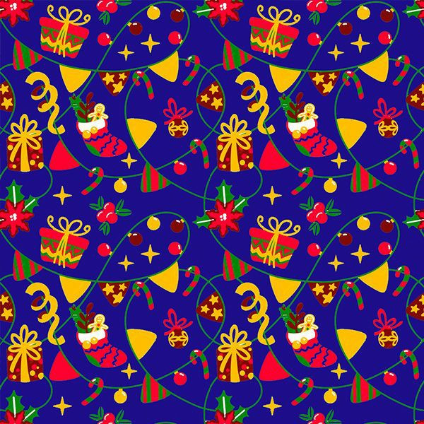 Бумага оберточная в рулонах д/сувенир. прод.80г/м2.100*70 см с полноцв. декорат. рисунком